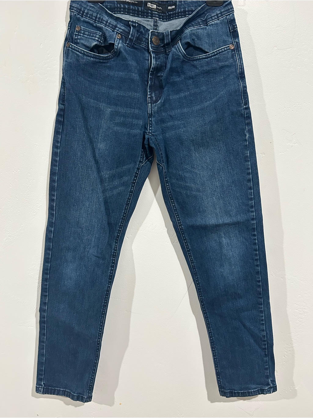 Barbell Men's Dark Blue Slim Fit Jeans